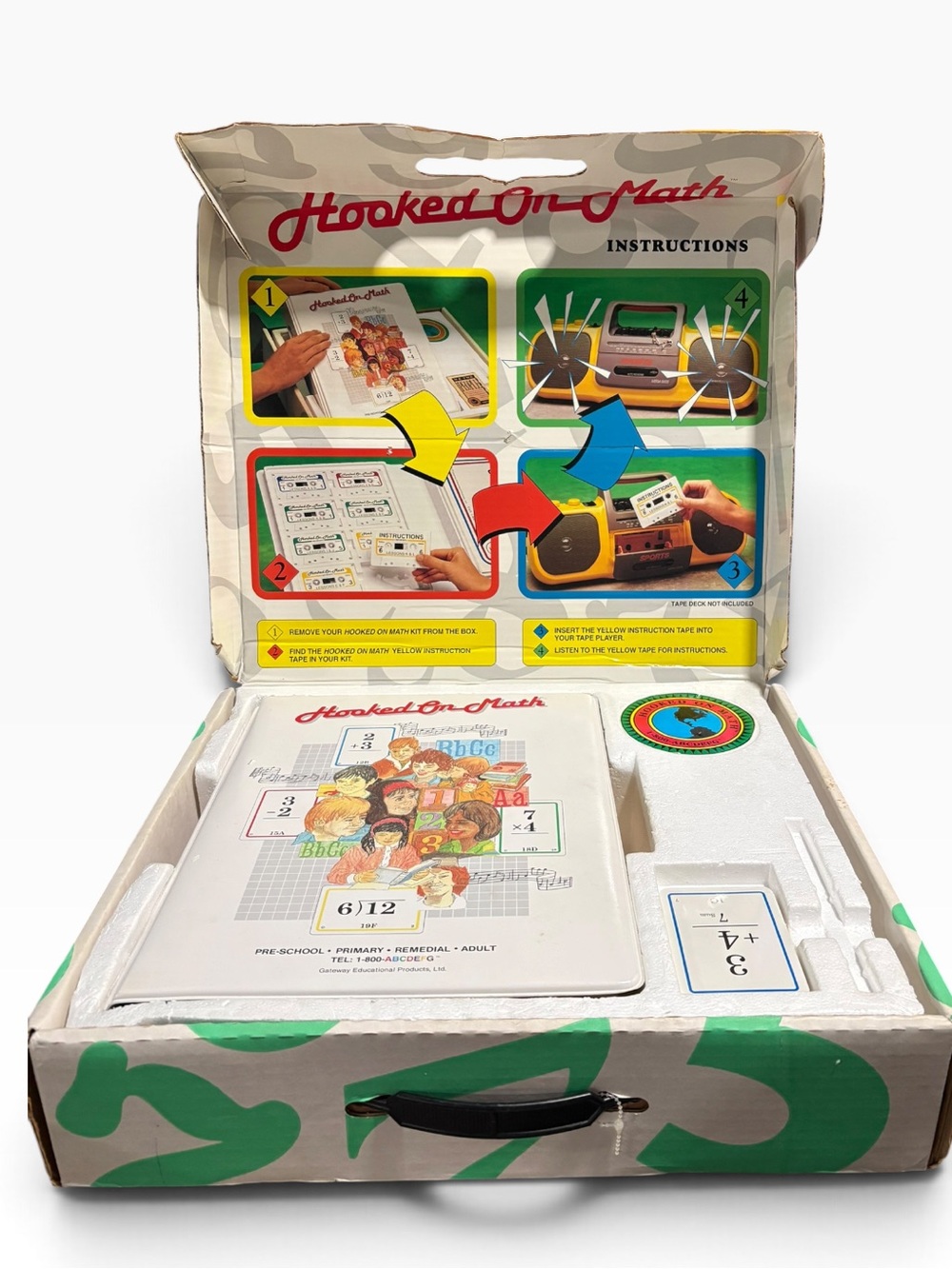 Vintage Hooked On Math Hooked On Phonics Learning Set